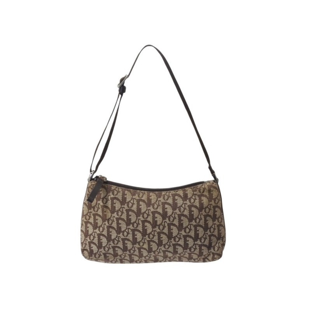 Christian Dior Accessoires Trotter One Shoulder Hobo Bag Brown